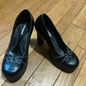 Women high heels. Thicker heel which would be great for work or social events